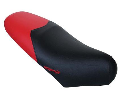 Seat cover Opticparts DF black / red