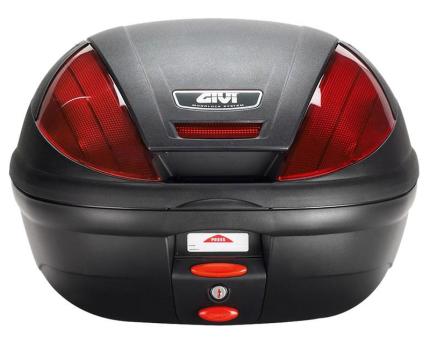 Top Case GiVi E370 Monolock scooter trunk black 39L capacity