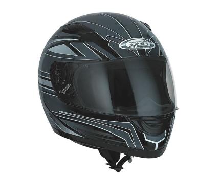 Helmet Speeds Evolution II full face graphic silver
