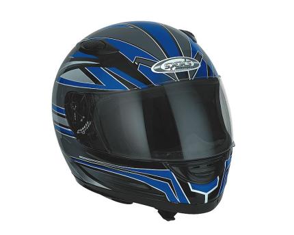 Helmet Speeds Evolution II full face graphic blue