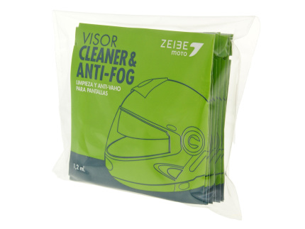 Anti-fog visor cleaner Zeibe cellulose wipes 8 pcs