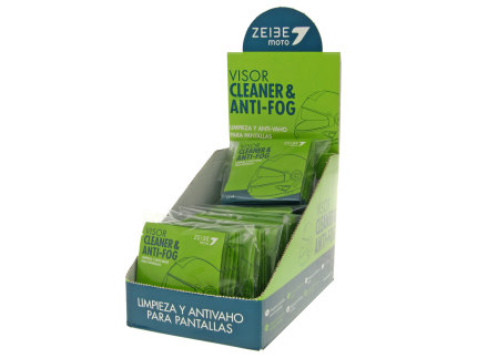 Anti-fog visor cleaner Zeibe cellulose wipes 64 pcs