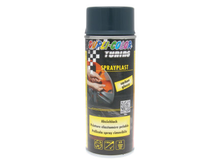 Strippable lacquer Dupli-Color Sprayplast carbon glossy 400ml