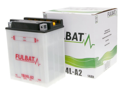 Battery Fulbat YB14-A2 DRY incl. acid pack