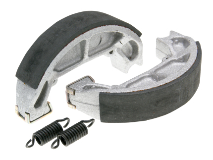 Brake shoe set Polini 100x20mm w/ springs for drum brake