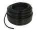Fuel hose black chloroprene rubber 50m reel - 4mm inner, 8mm outer diameter
