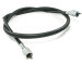 Speedometer cable with cap nut - tetragonal drive / square-end on both sides - version A